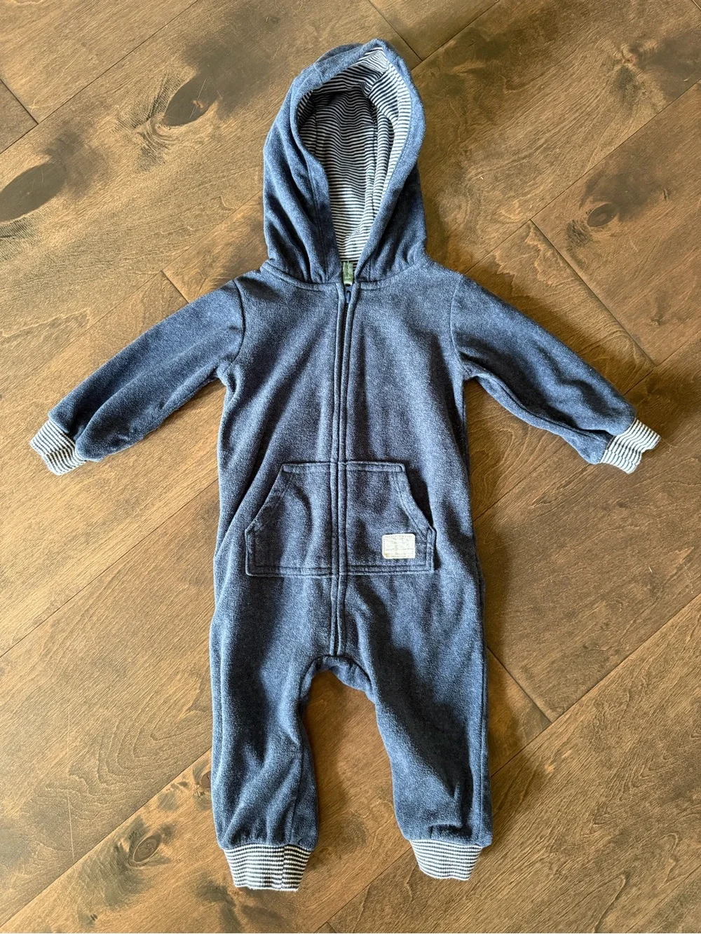 Carter's Hooded One-Piece Footie Set